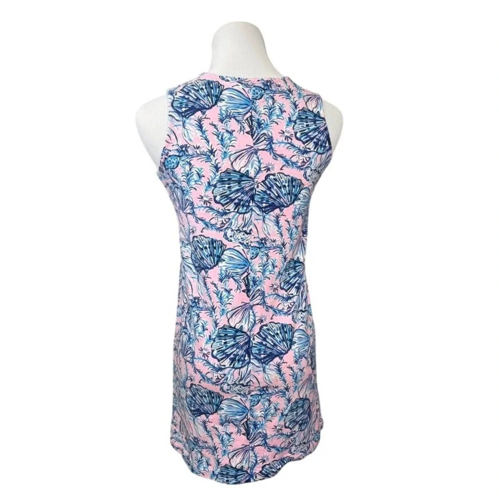 Lilly Pulitzer Girls Mini Harper Shift Dress 14 Magnolia Lilac Sleeveless